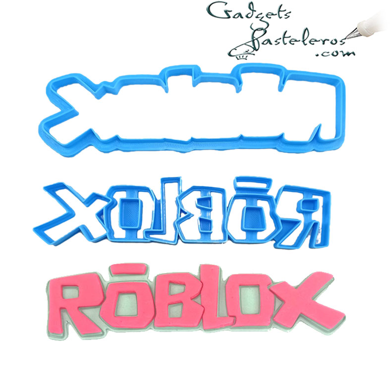 Cortador Modular Pasta Roblox Jogo Game Logo 5cm