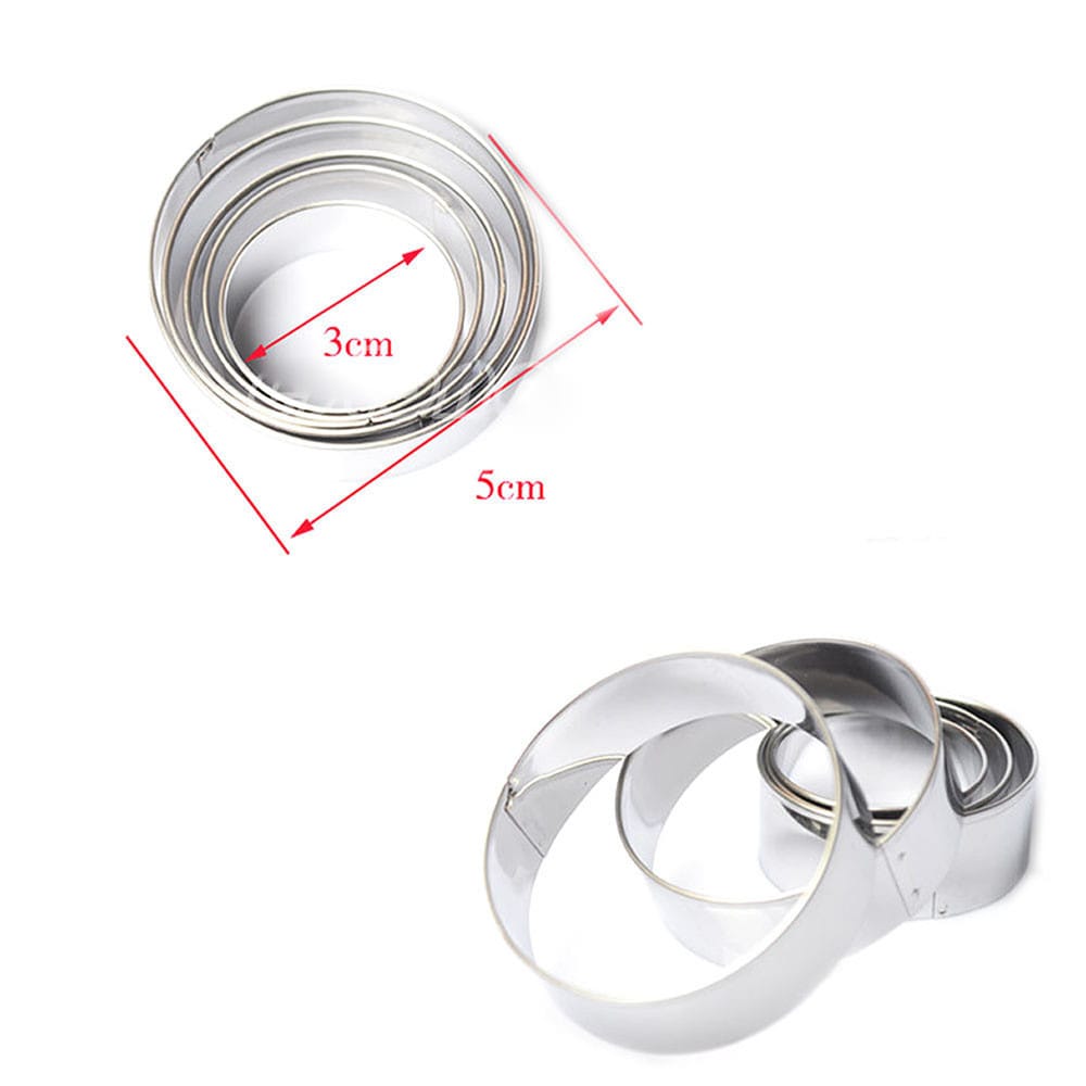 Set Cortadores x 5 Diseño Círculos