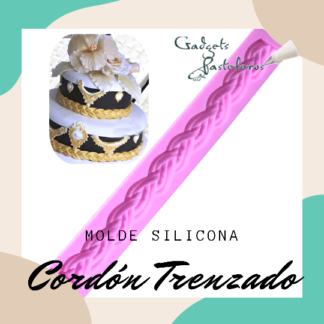 Molde Silicona Cordón Trenzado