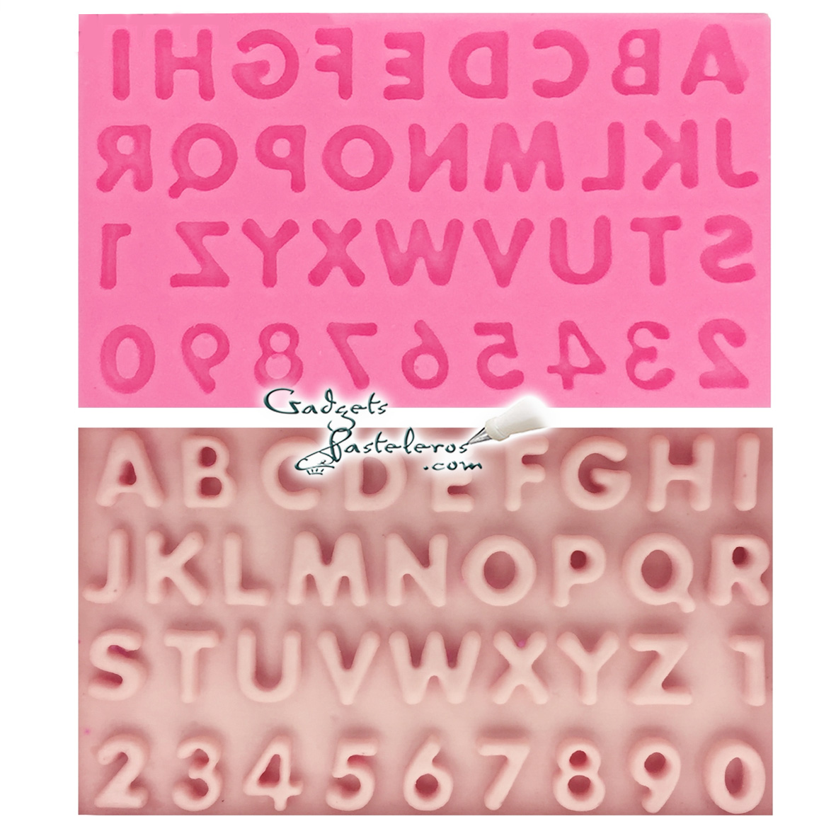 Alfanumérico Mayúsculas Tubular Mini