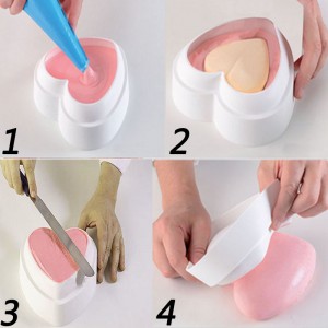 molde reposteria corazon