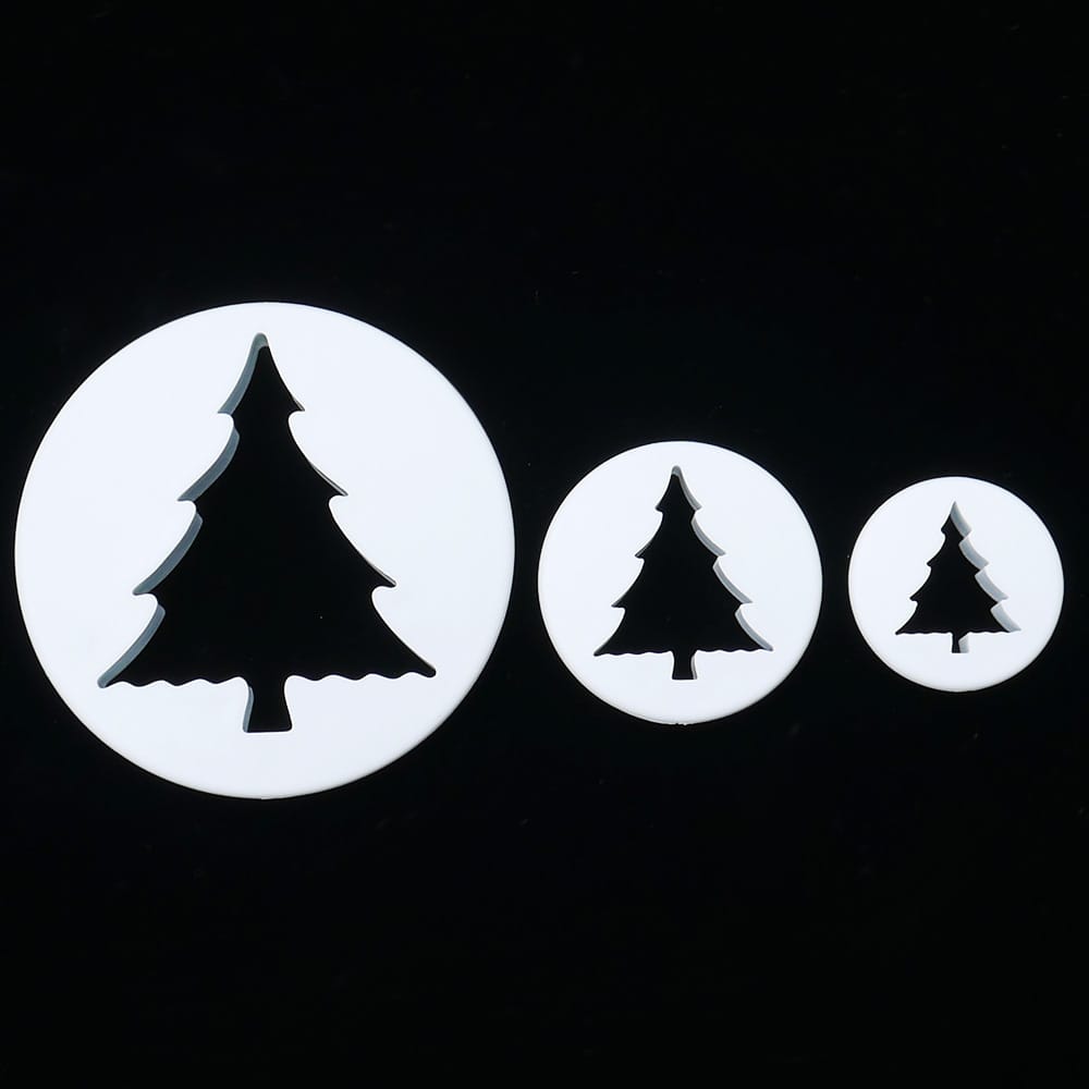 Set cortadores Pinos navideños