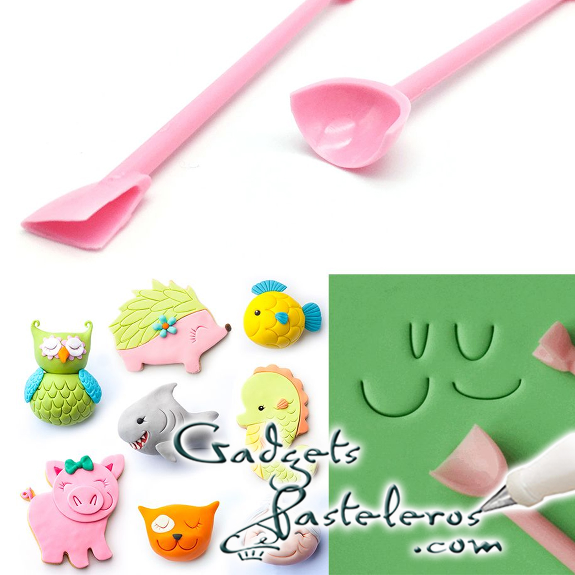 Set Herramientas Modelado Ojos y Bocas