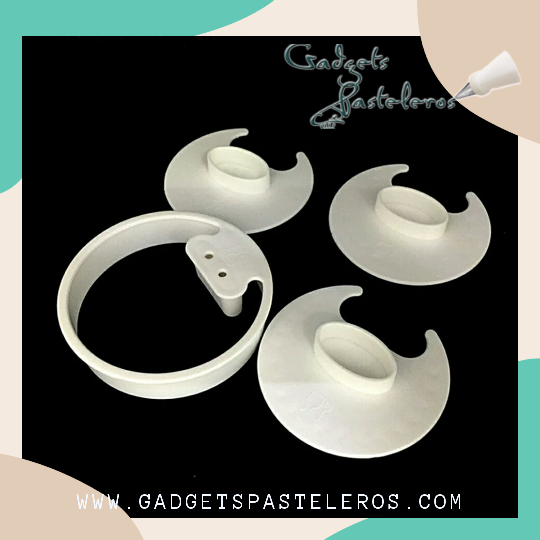 Set Cortador + texturizadores de Medallas - Imagen 5