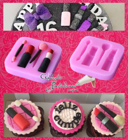 Molde Silicona Maquillaje Mini