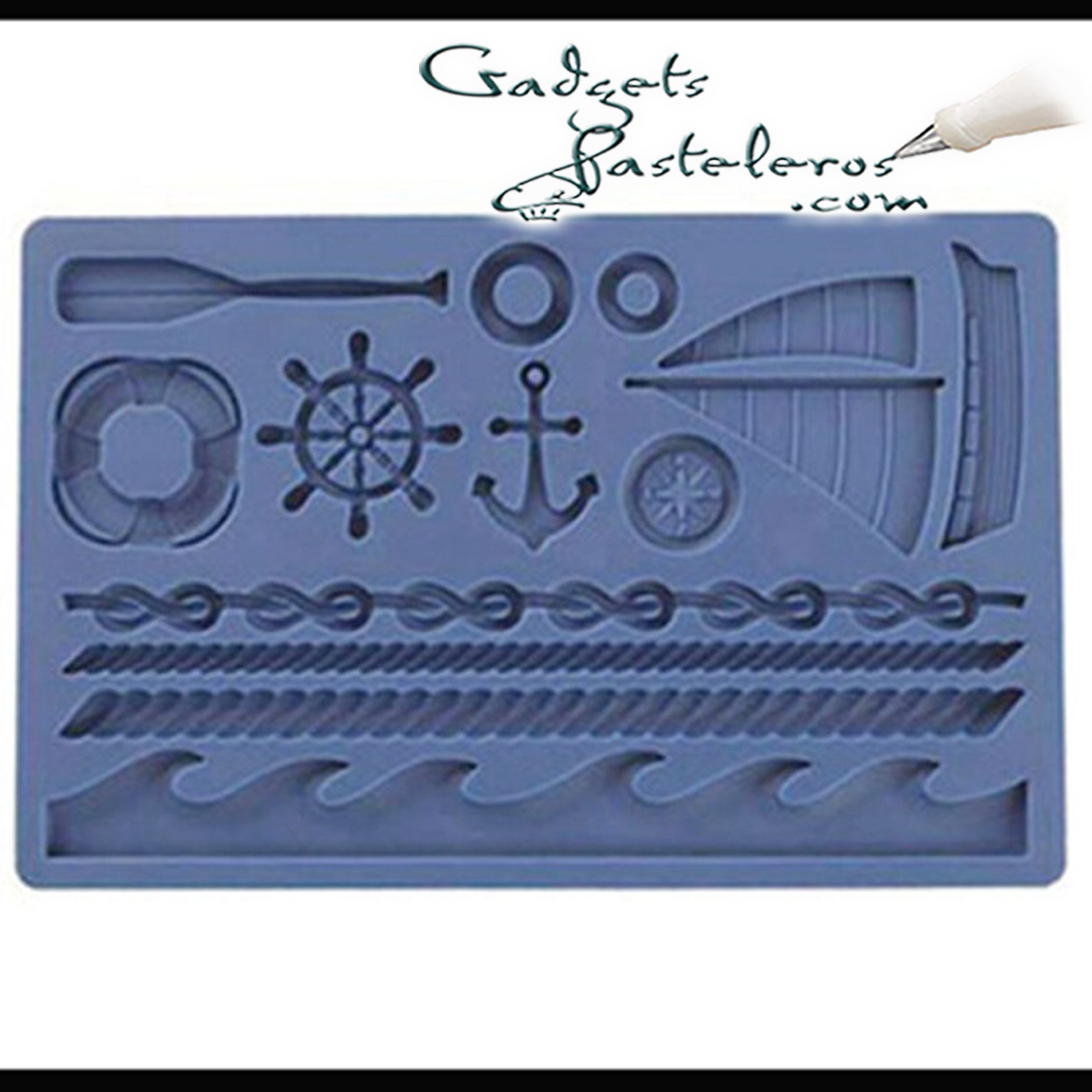 Molde Silicona Temática Naval - Imagen 3