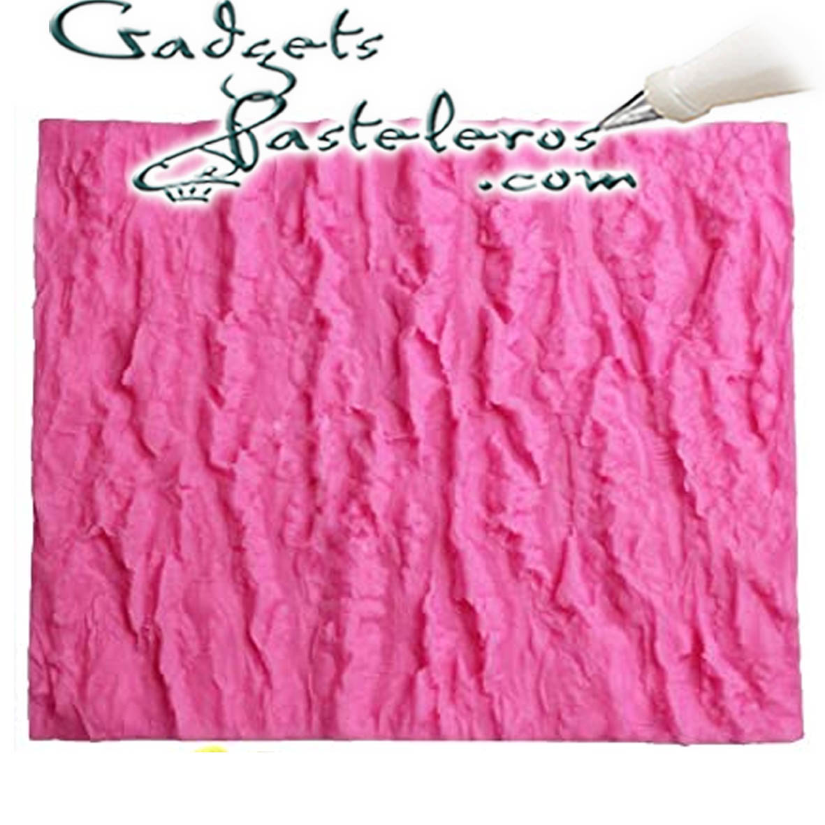 Molde Silicona Textura Corteza Tronco - Imagen 3