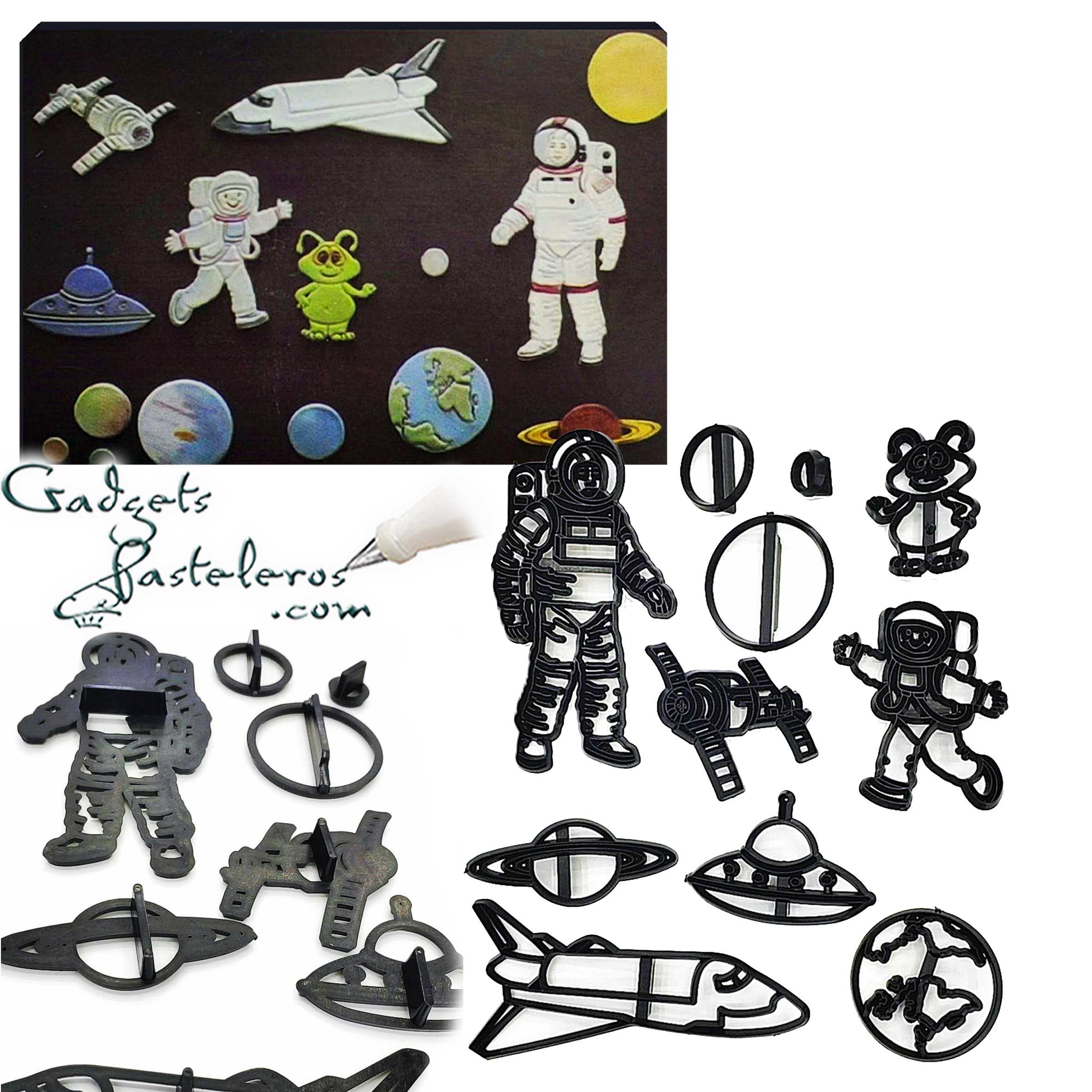 Set Cortadores Temática Espacio
