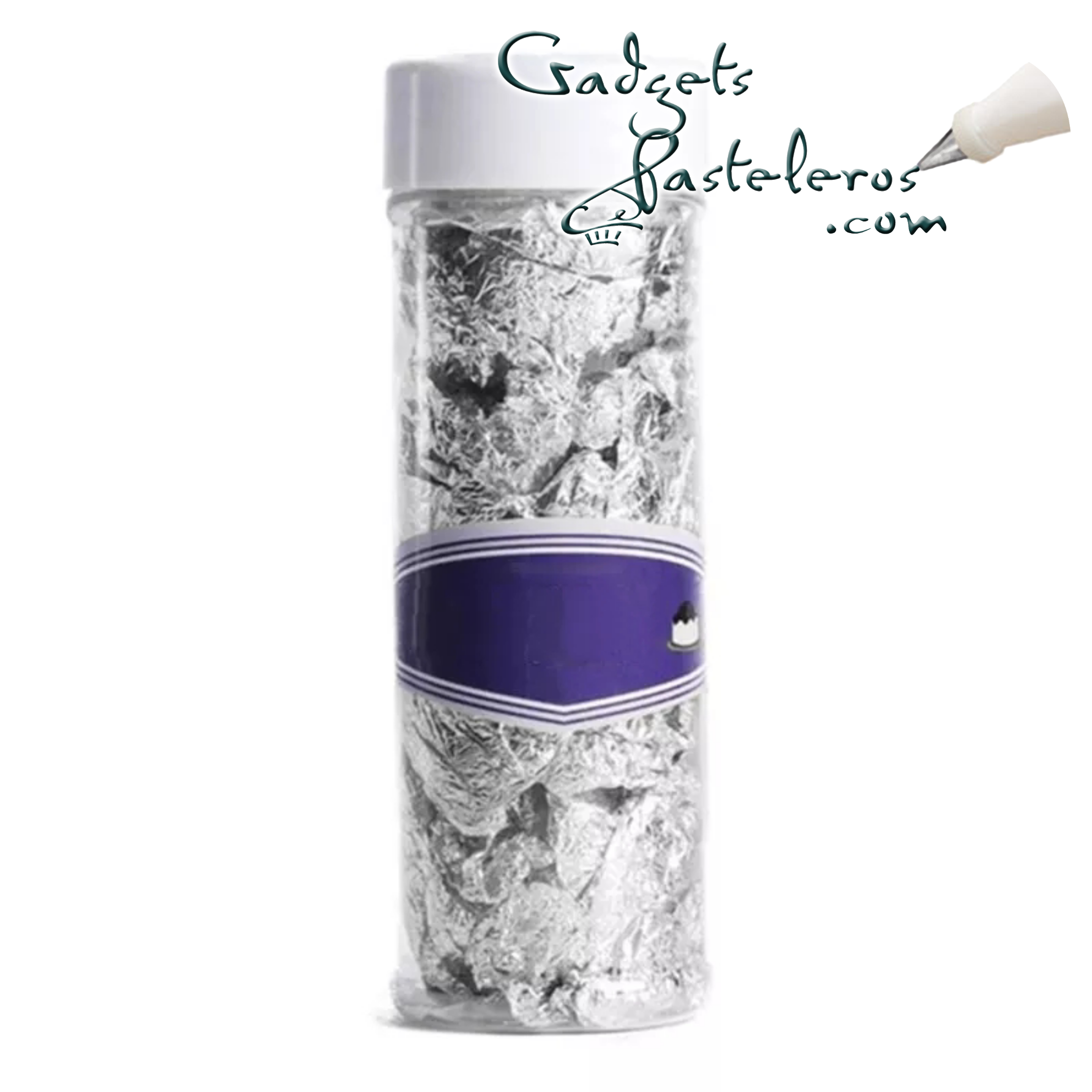 Copos Plata Comestible - Imagen 3