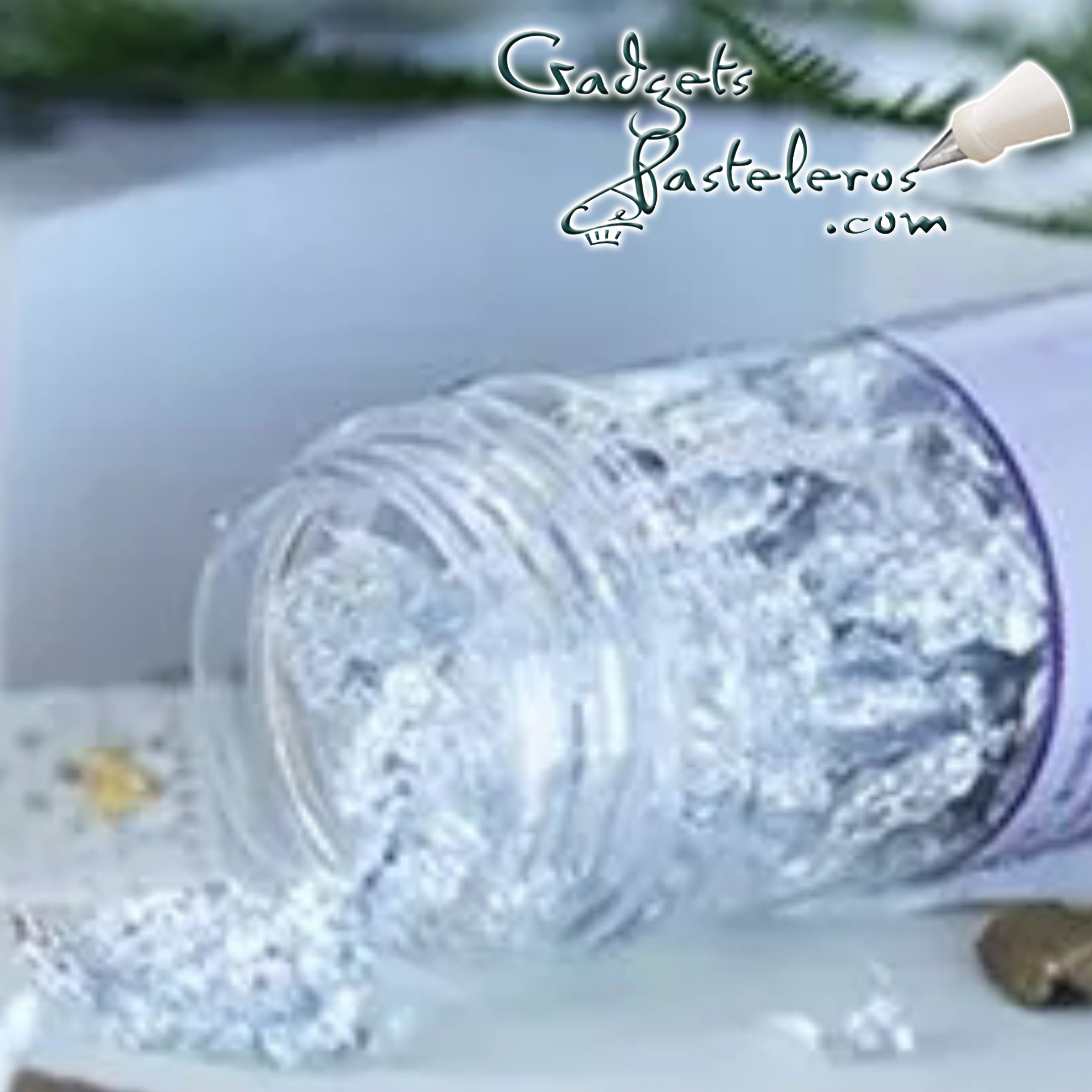 Copos Plata Comestible - Imagen 5