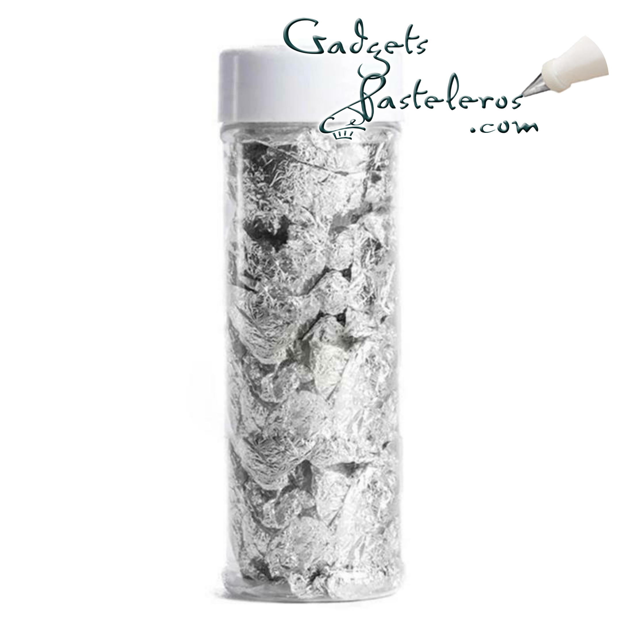 Copos Plata Comestible - Imagen 6