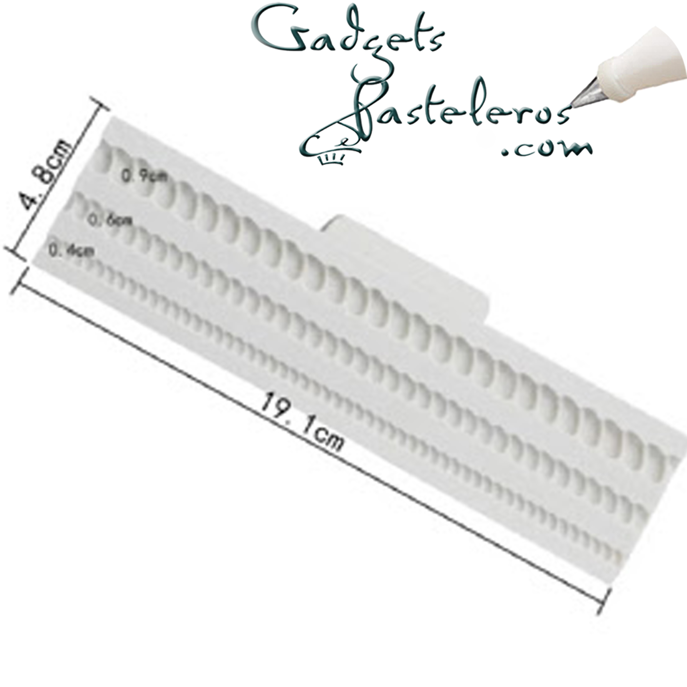 Molde Silicona Cuerda - Imagen 3