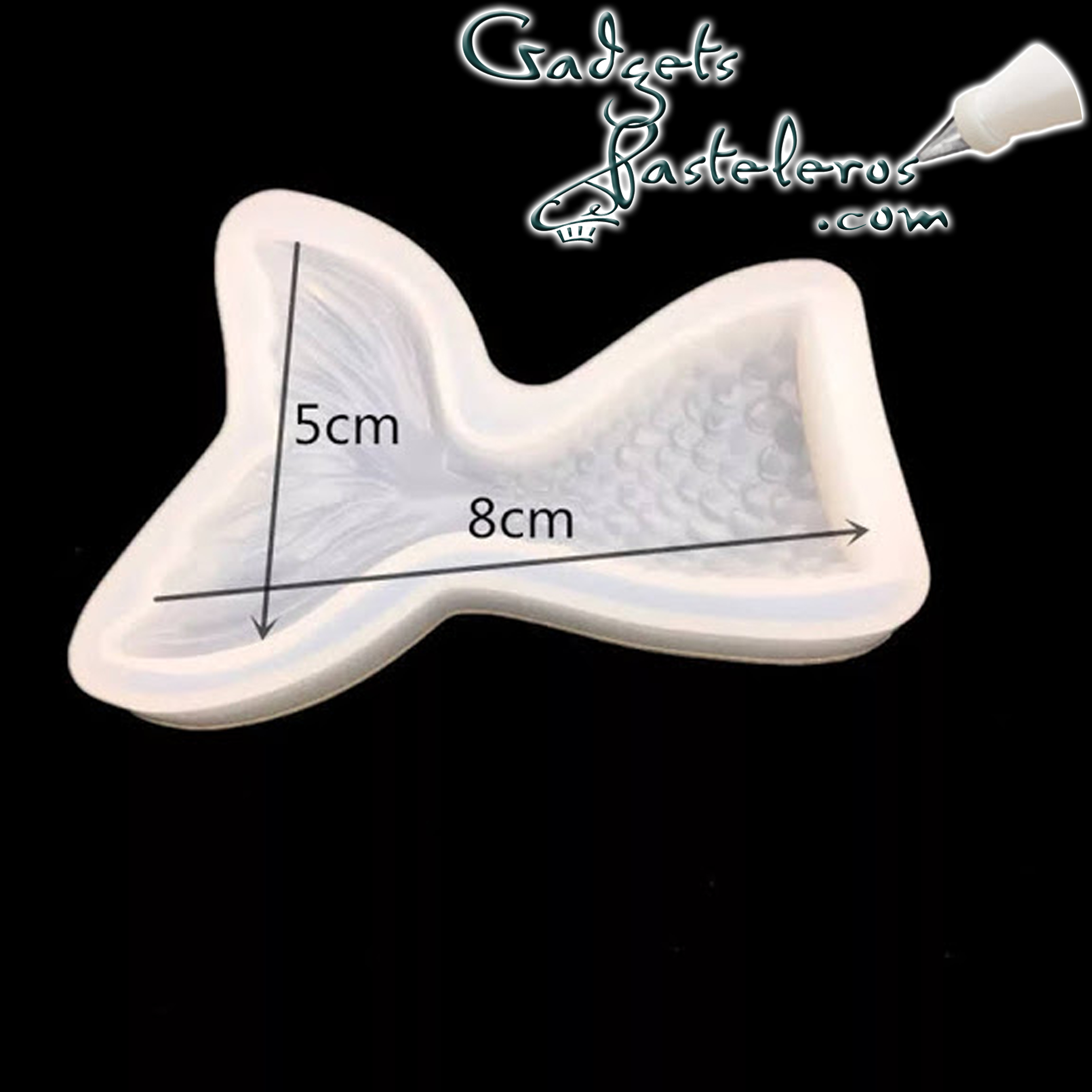 Molde Silicona Cola de Sirena Mediana - Imagen 3