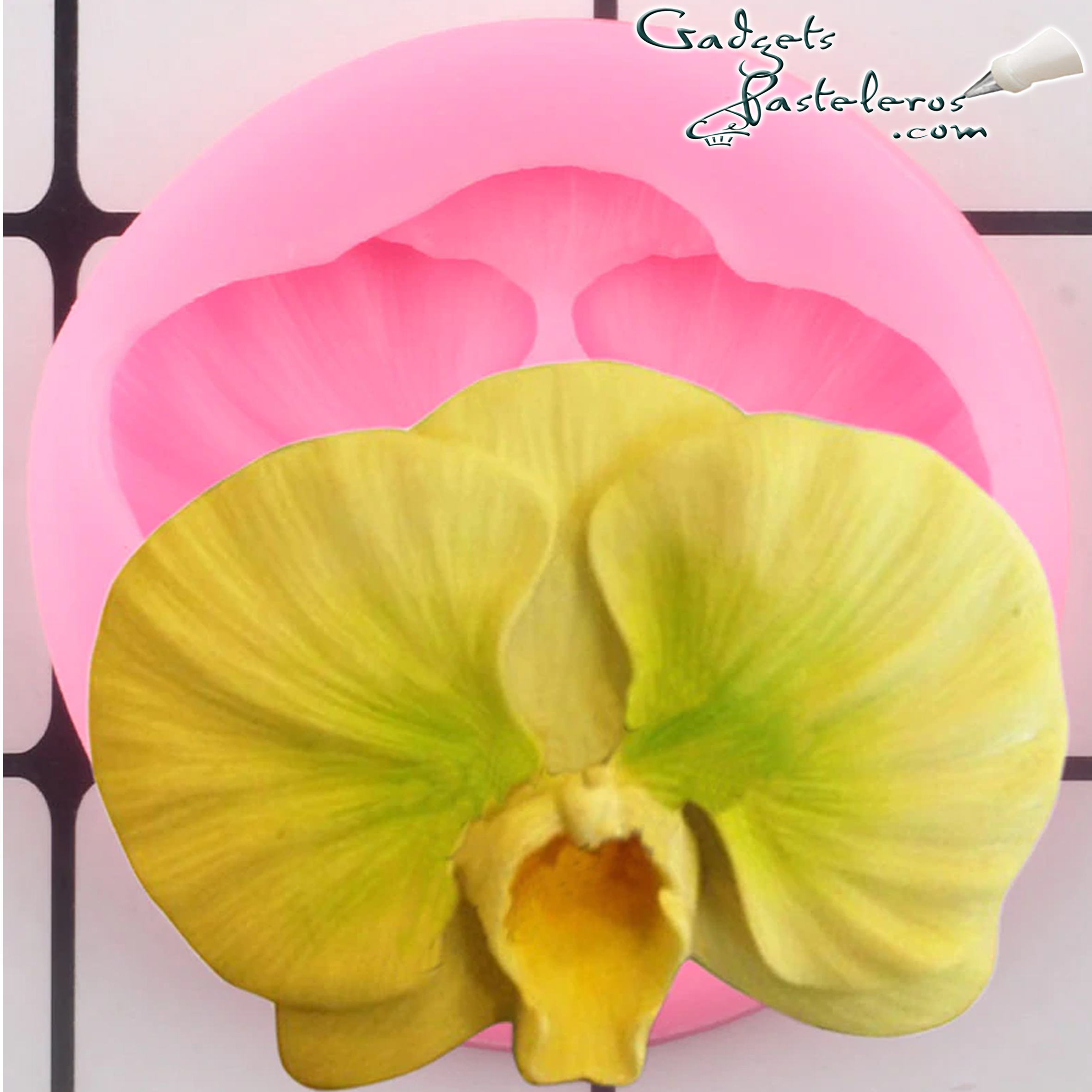 Molde Silicona Orquídea Mariposa