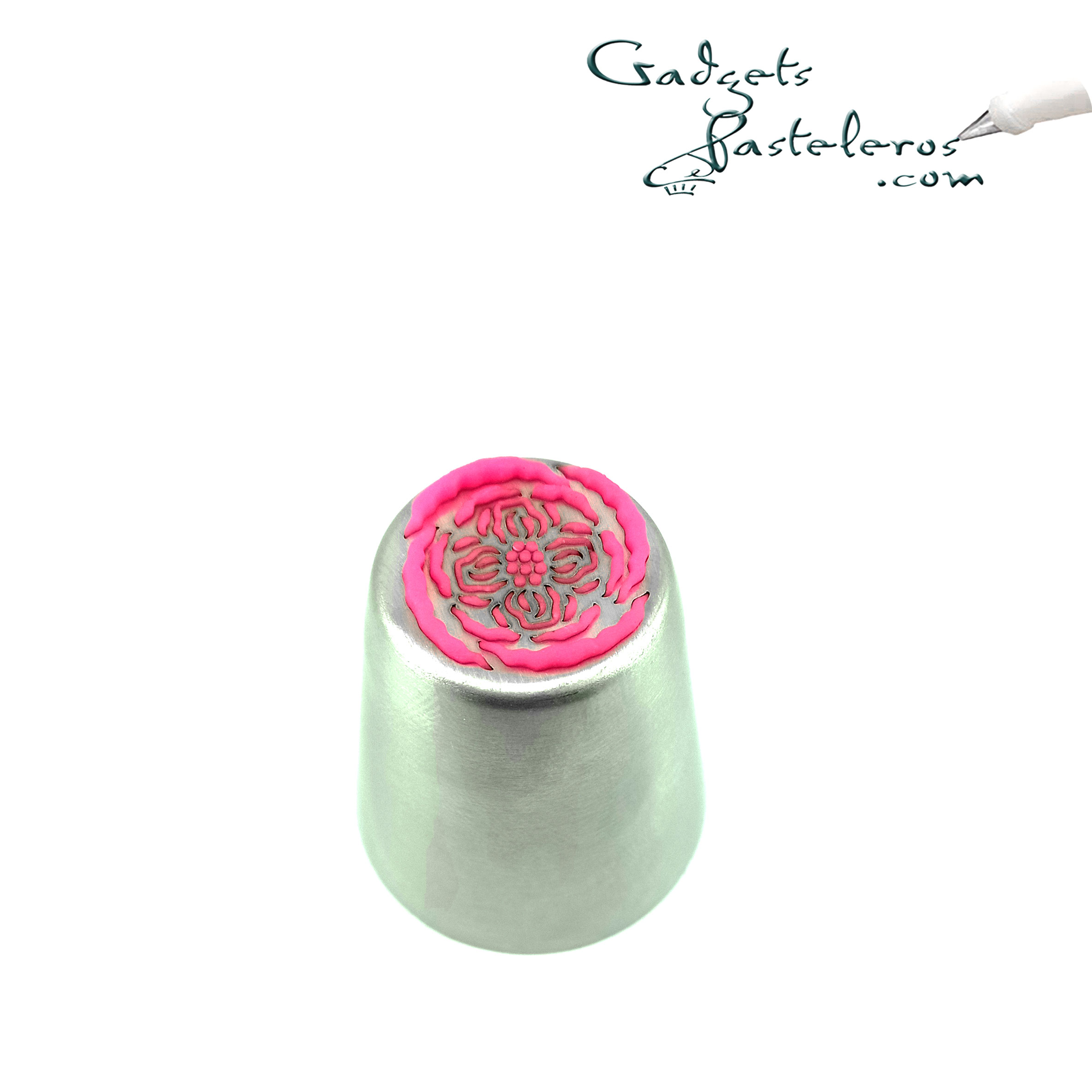 Boquilla Rusa Rosa 4pétalos