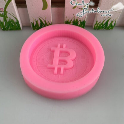 Molde silicona Moneda Bitcoin - Imagen 3