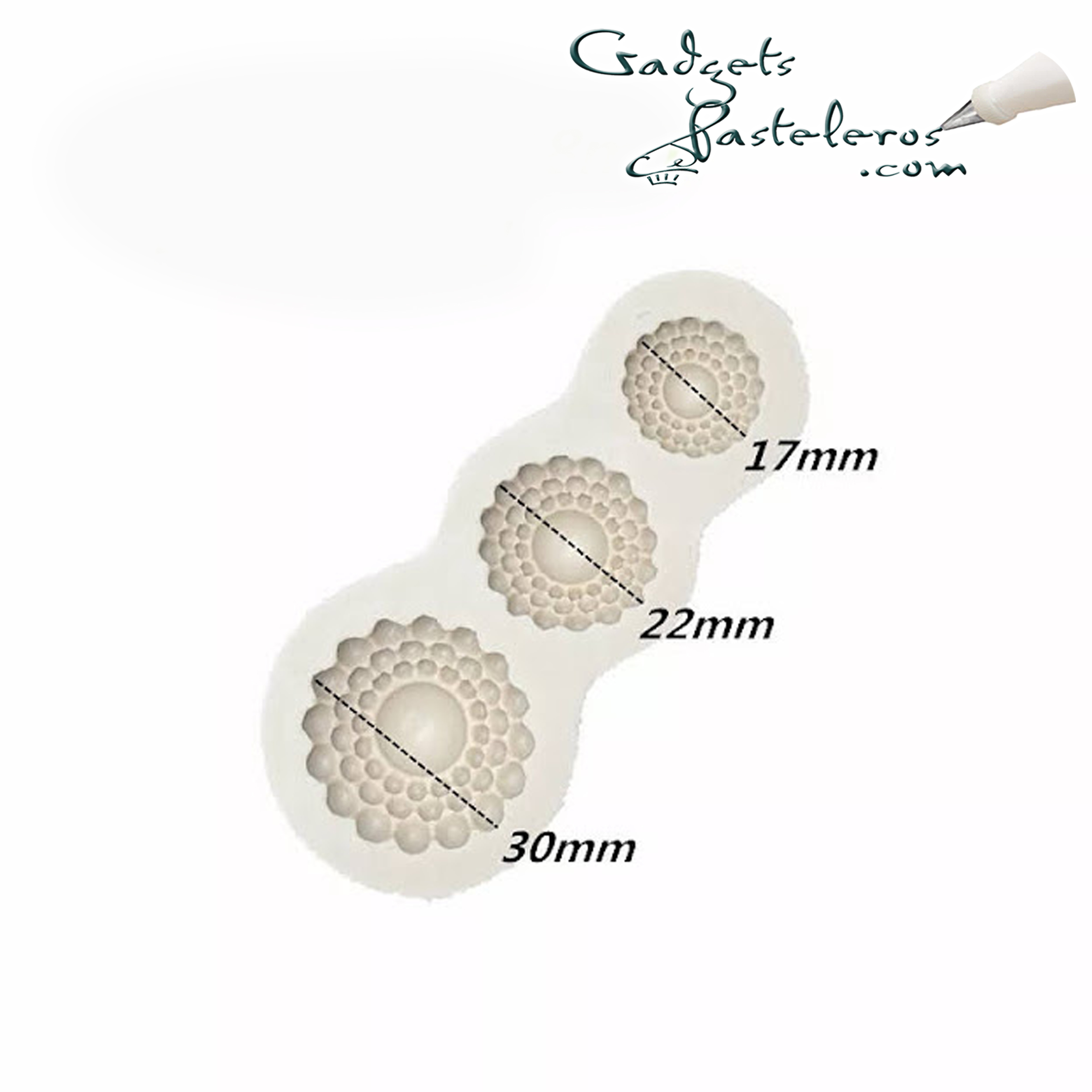 Molde Silicona Broches - Imagen 2