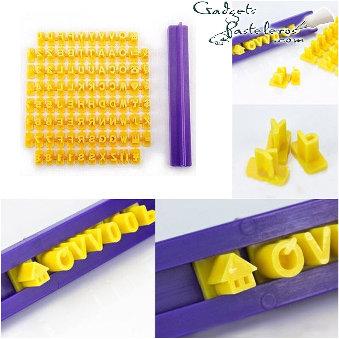 Grabador Alfanumérico de Masas Mini X 92 piezas