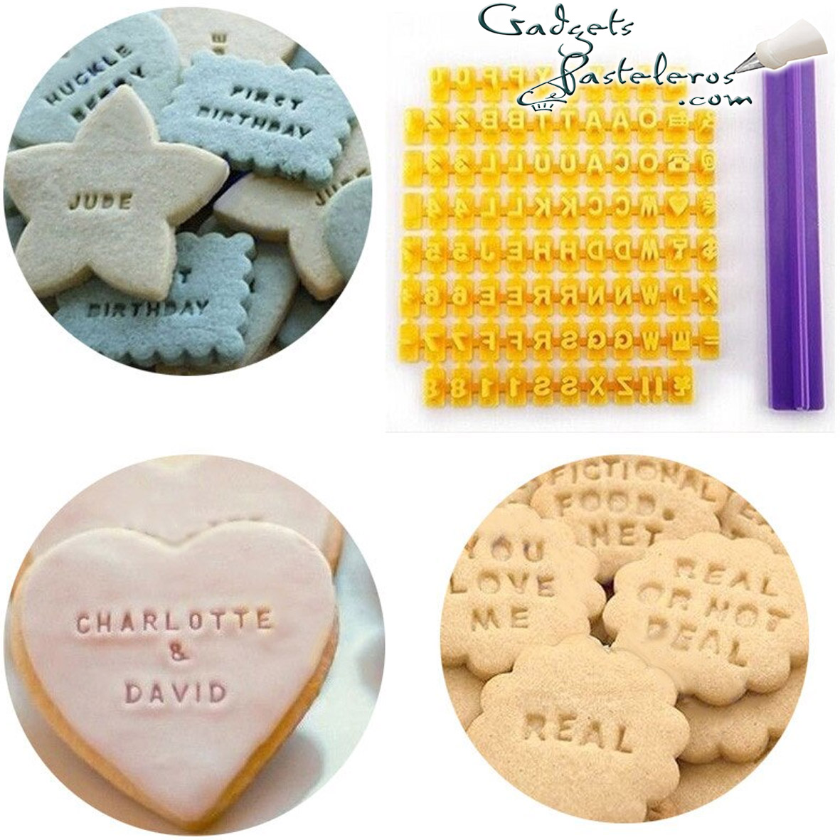 Grabador Alfanumérico de Masas Mini X 92 piezas - Imagen 3