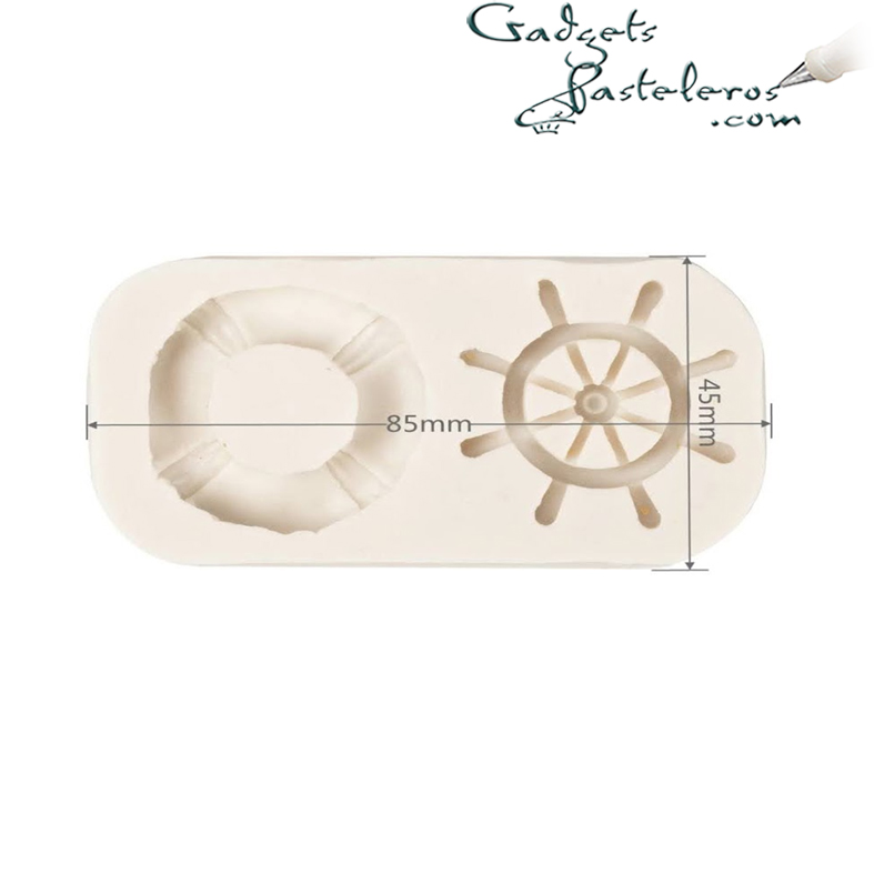 Molde timón y Salvavidas pequeño - Imagen 2