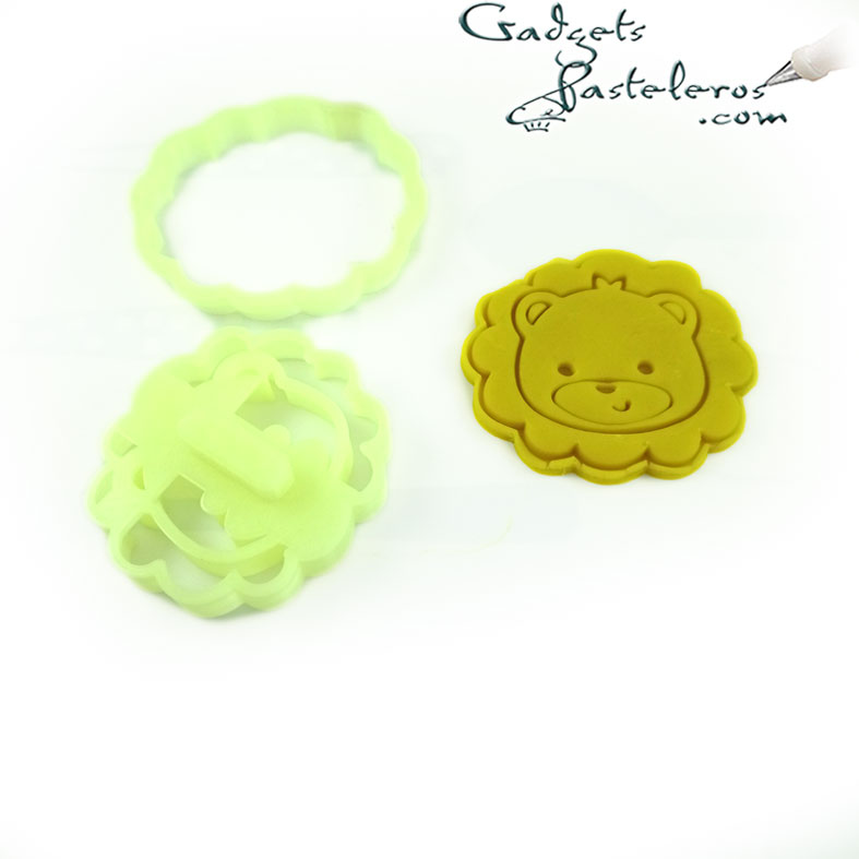 Set Cortador + Sello Cara León - Imagen 3