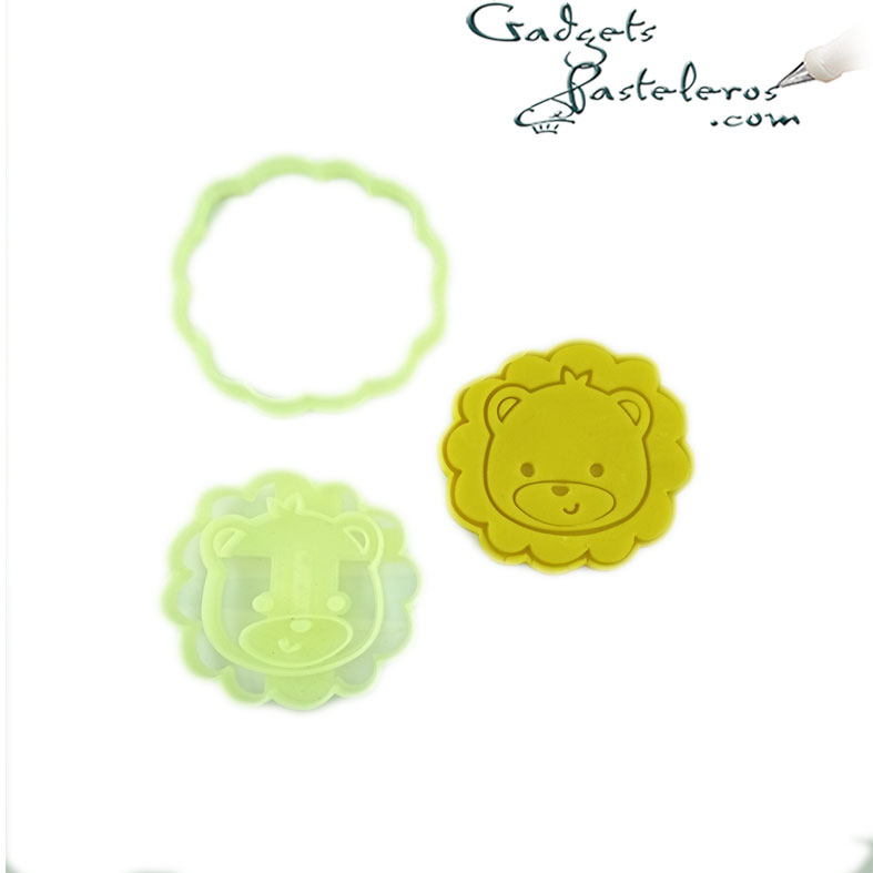 Set Cortador + Sello Cara León