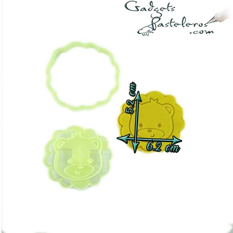 Set Cortador + Sello Cara León - Imagen 2