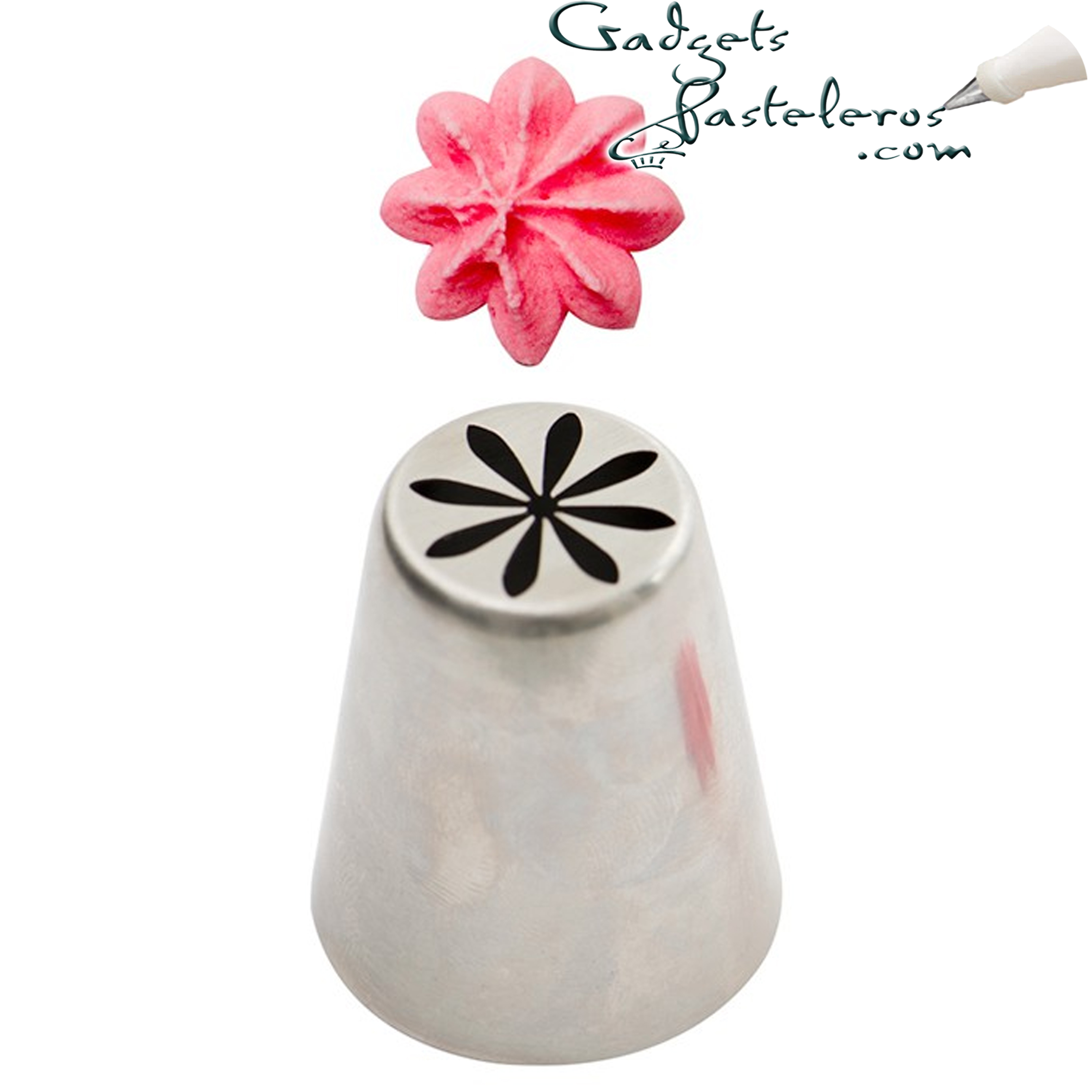 Boquilla Rusa Margarita 8 petalos