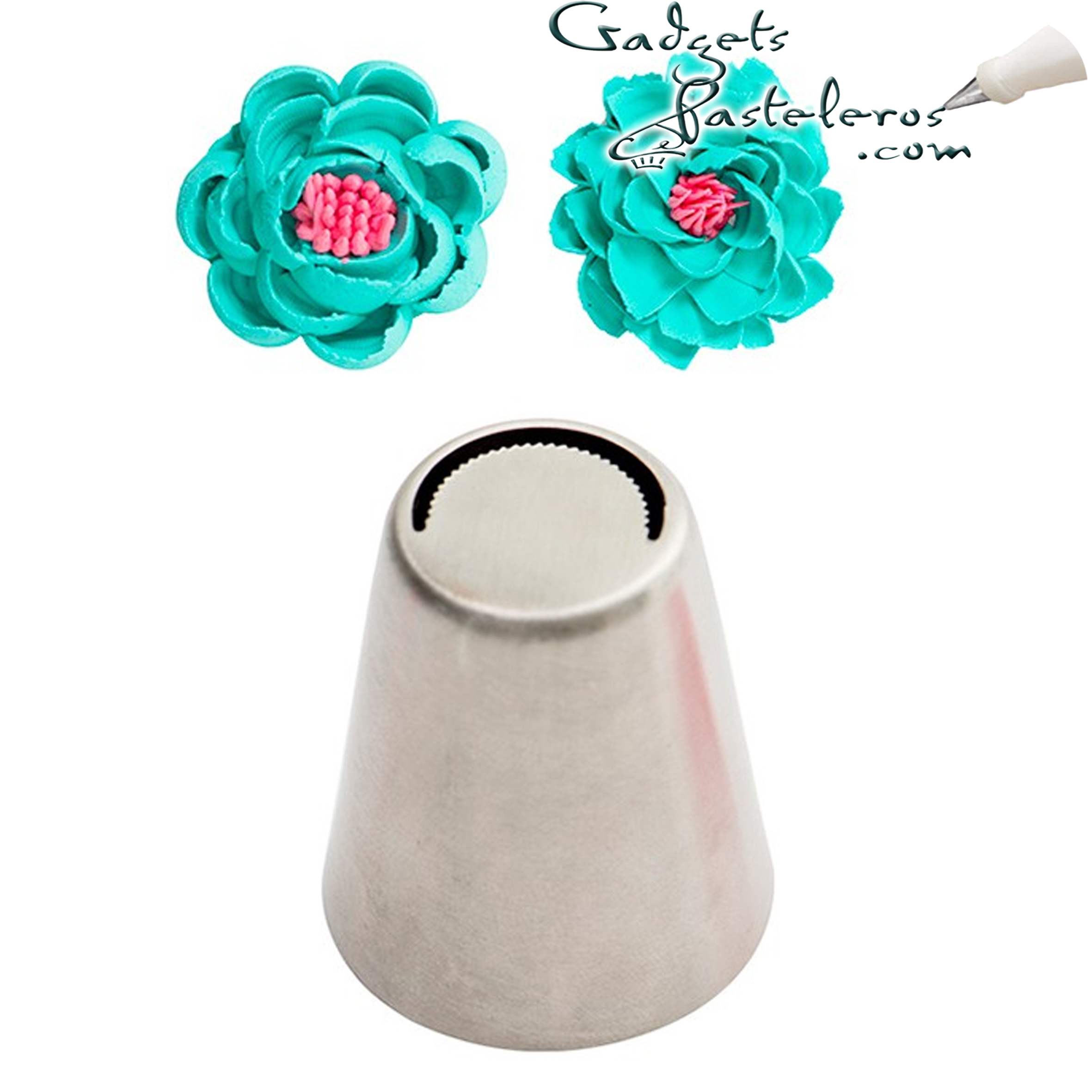 Boquilla Rusa Pétalo Grande Dentado