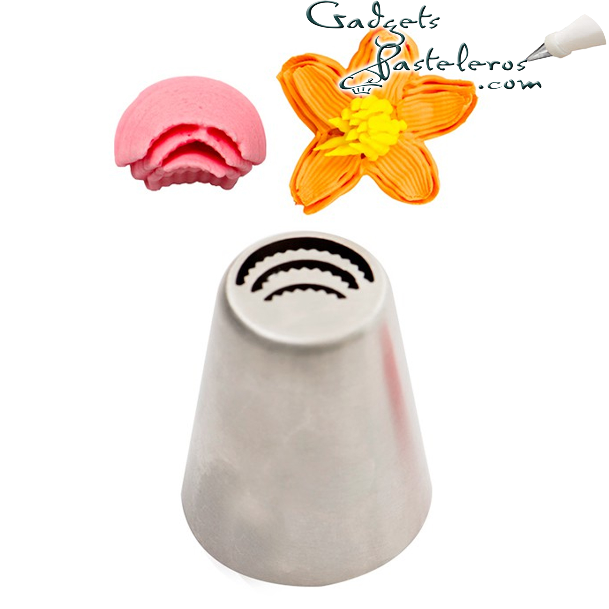 Boquilla Rusa Pétalos Dentados