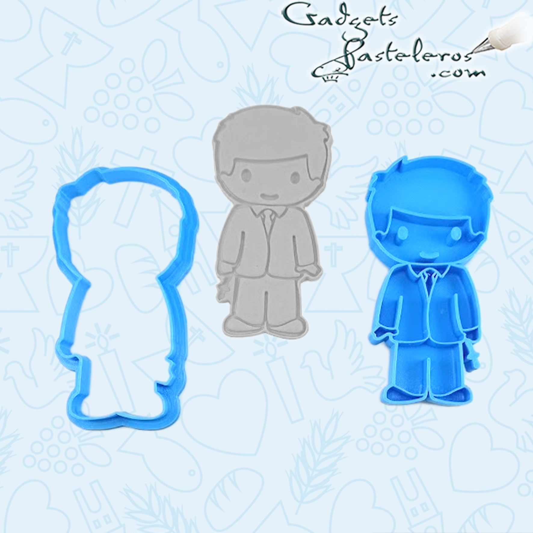 Set Cortador + Repujador Niño Comunión