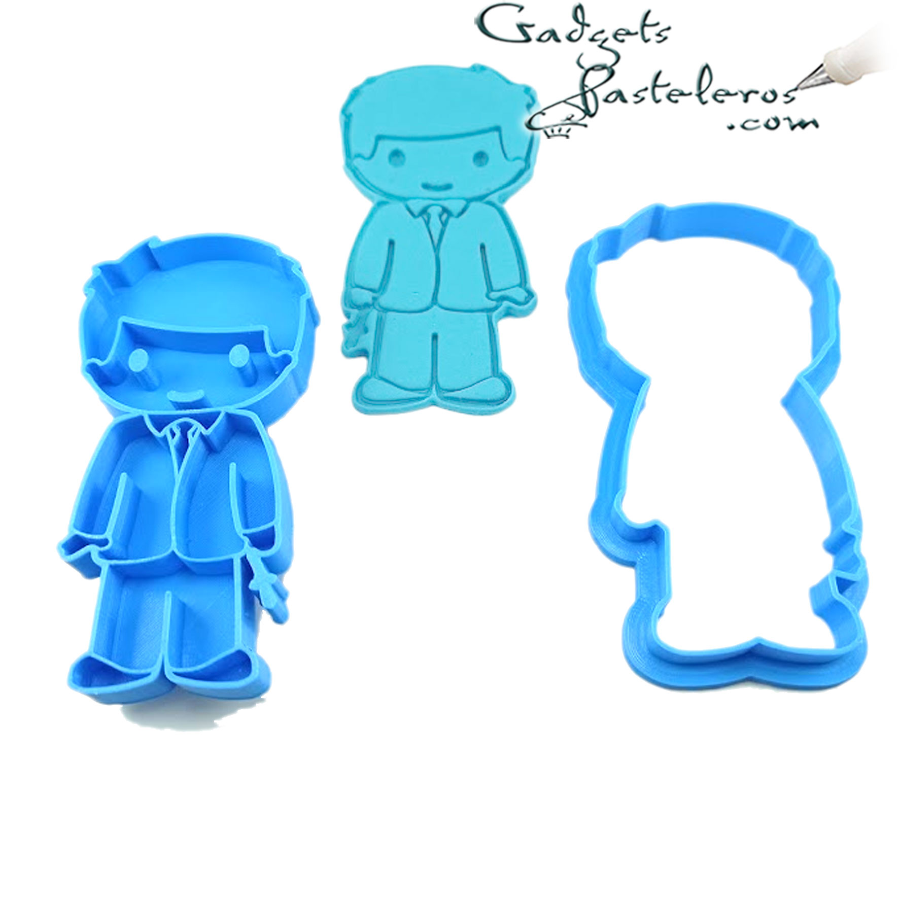 Set Cortador + Repujador Niño Comunión - Imagen 3