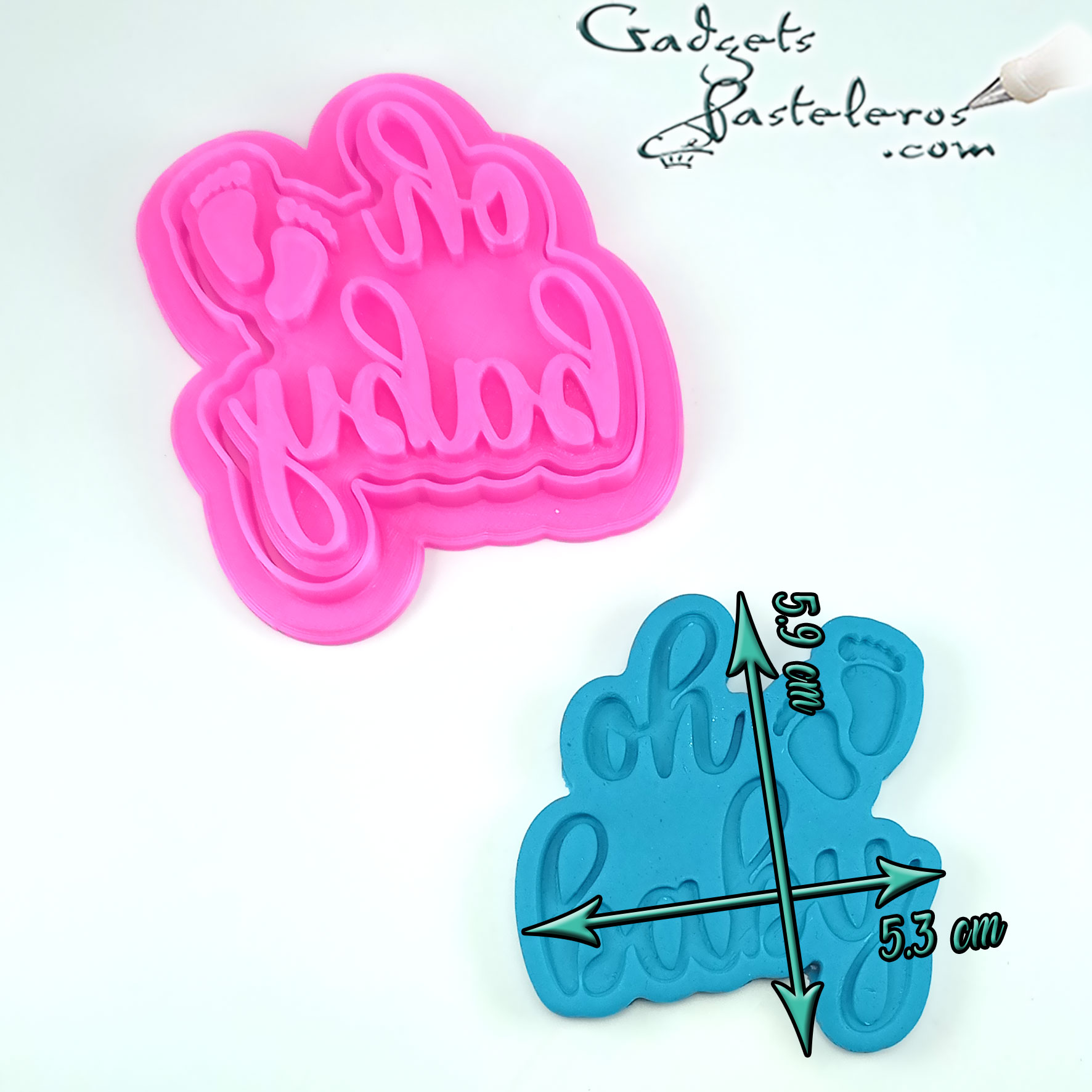 Sello + cortador Oh Baby - Imagen 2