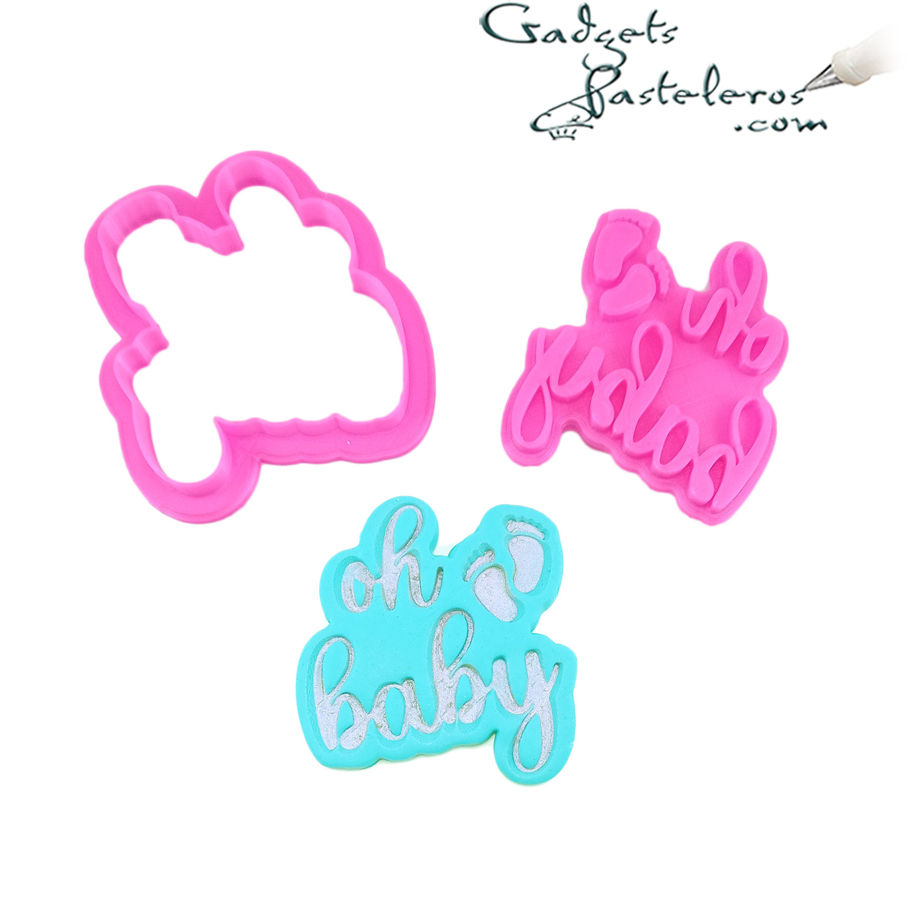 Sello + cortador Oh Baby