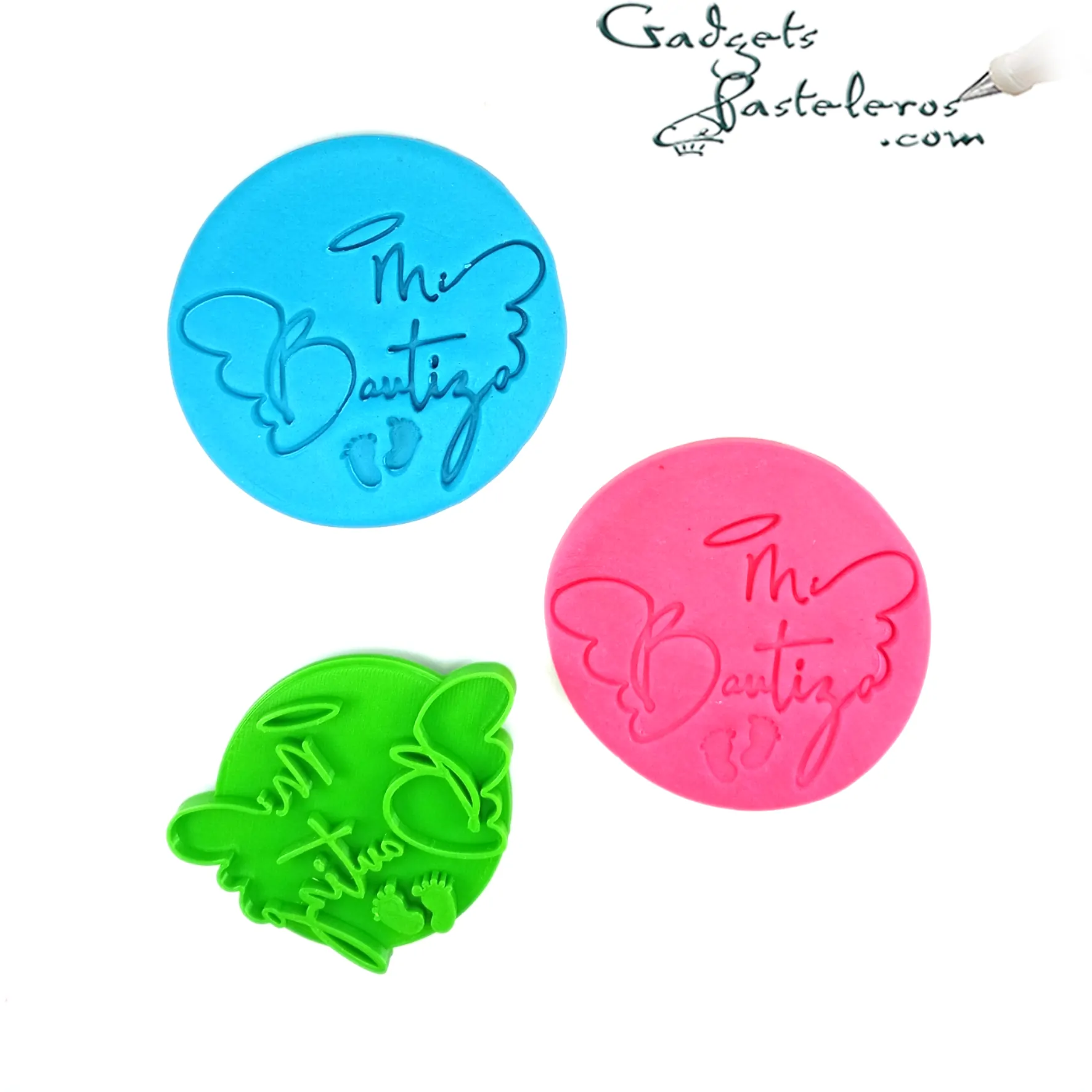 Sello con soporte Mi Bautizo