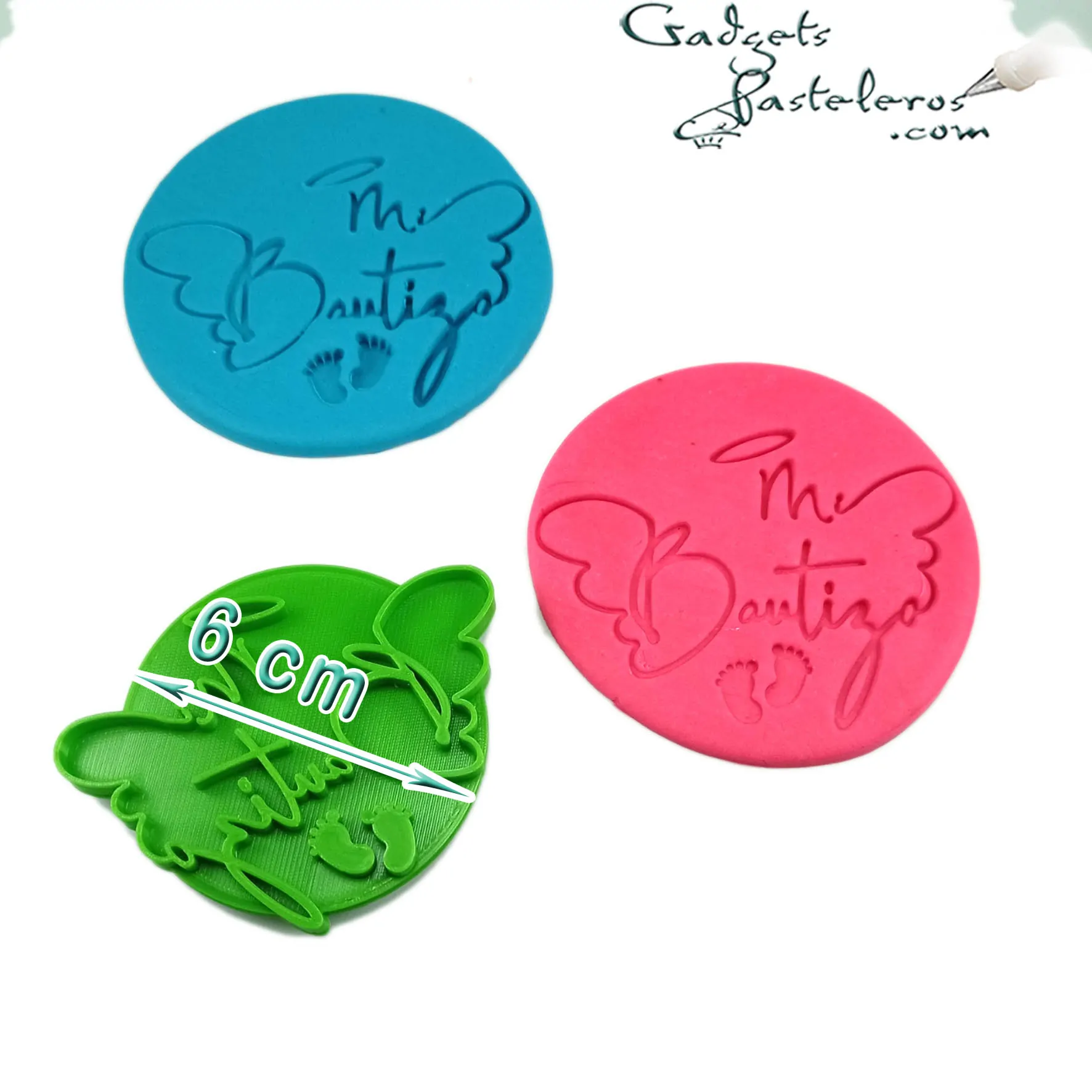 Sello con soporte Mi Bautizo - Imagen 2