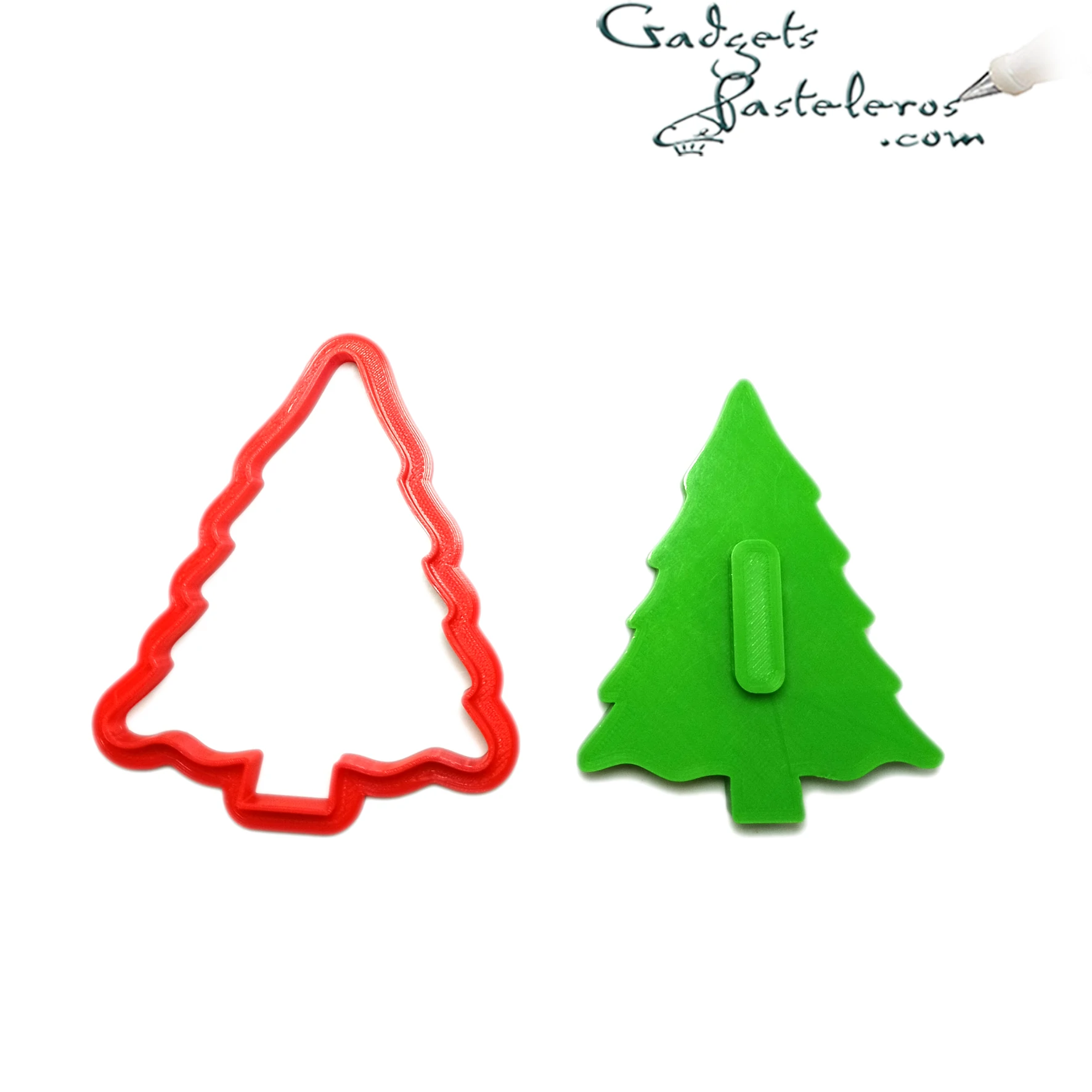 Cortador + Sello Diseño Pino Navideño - Imagen 3