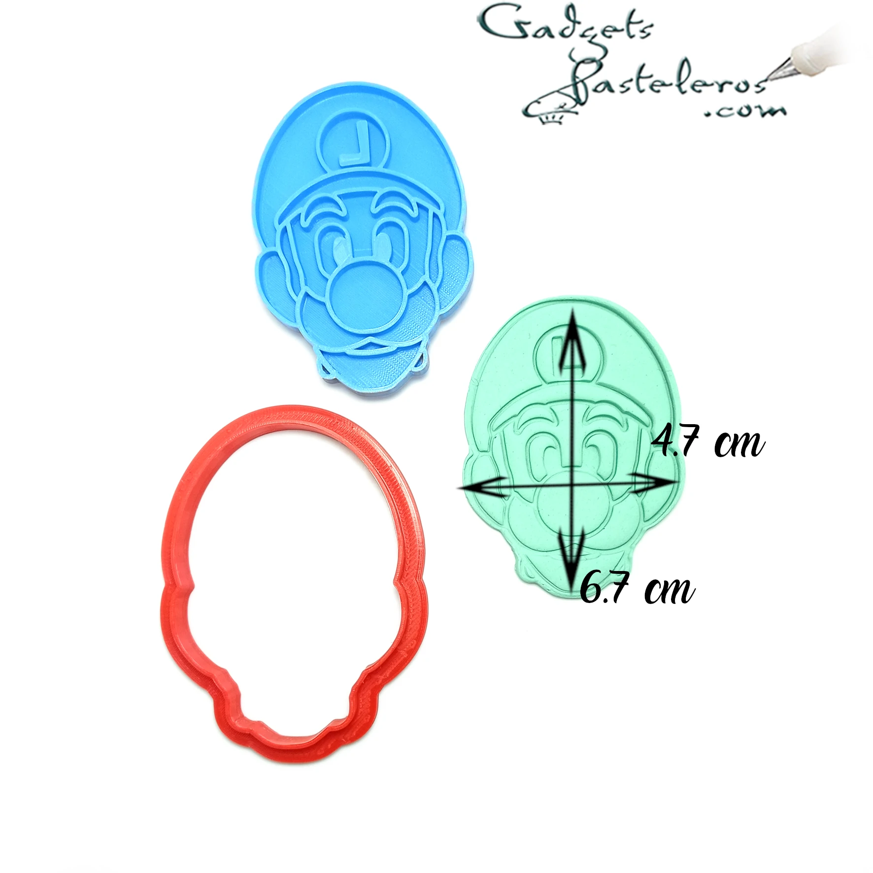 Set x5 Cortadores + sellos Super Mario Bros - Imagen 5