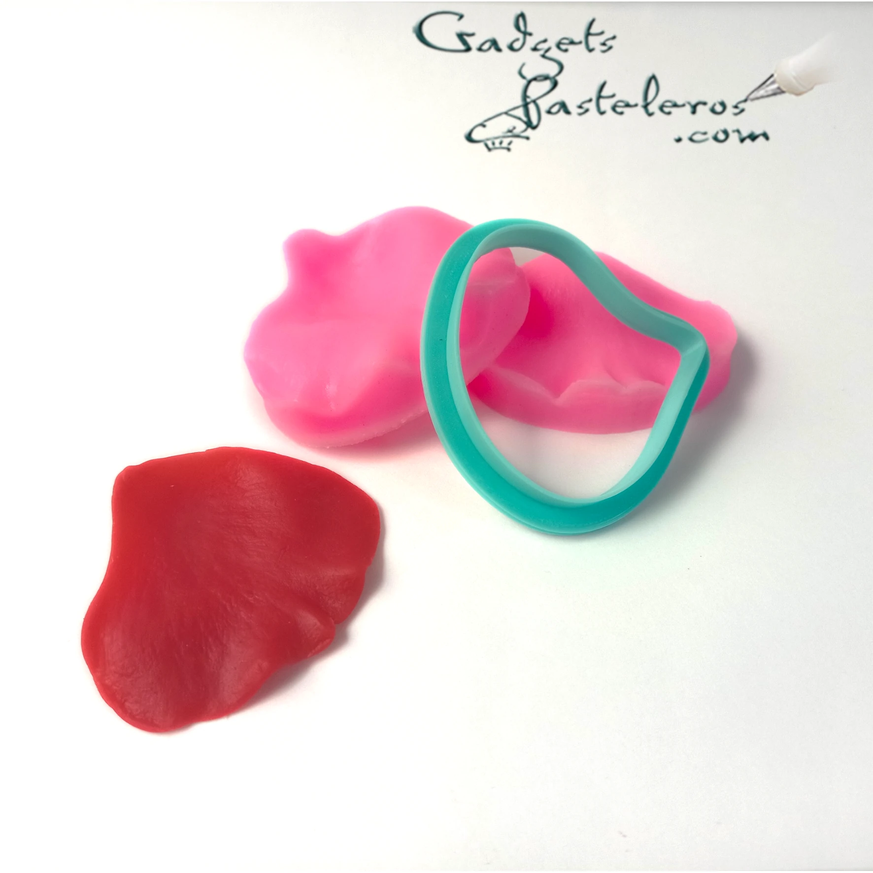 Set texturizador grande Pétalos de Rosa - Imagen 4