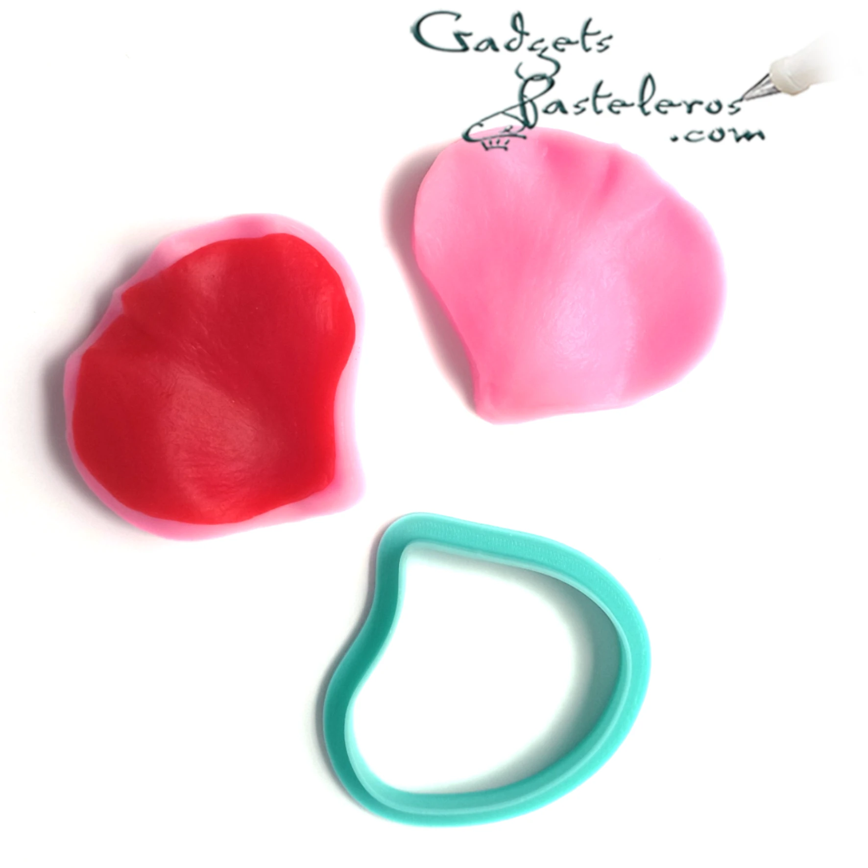 Set texturizador grande Pétalos de Rosa - Imagen 2