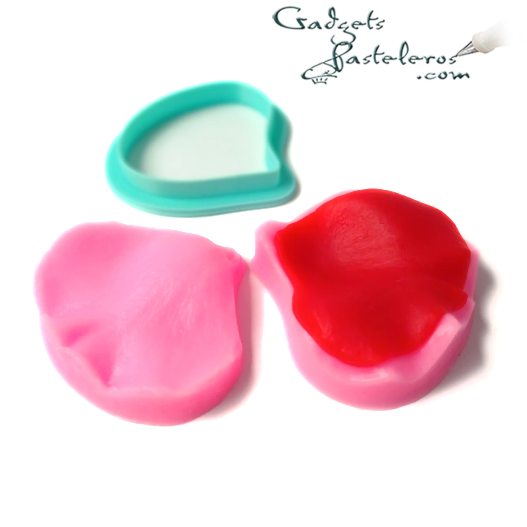 Set texturizador grande Pétalos de Rosa