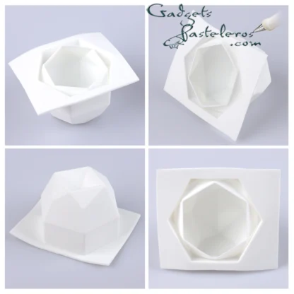 Molde Silicona poligonal 3D - Imagen 3