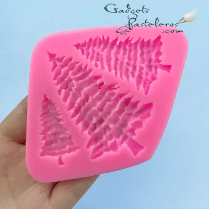 Molde Silicona Pinos Navideños - Imagen 3