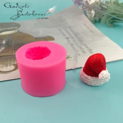 Molde Silicona Gorro Navideño 3D 02
