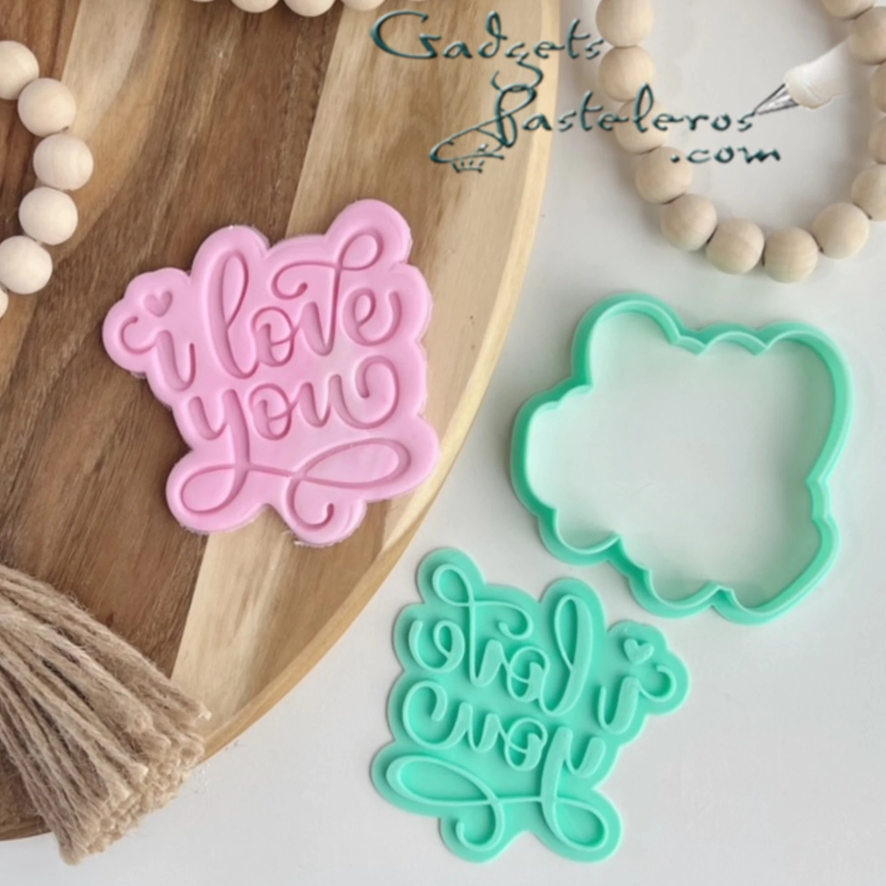 Sello + Cortador I love you