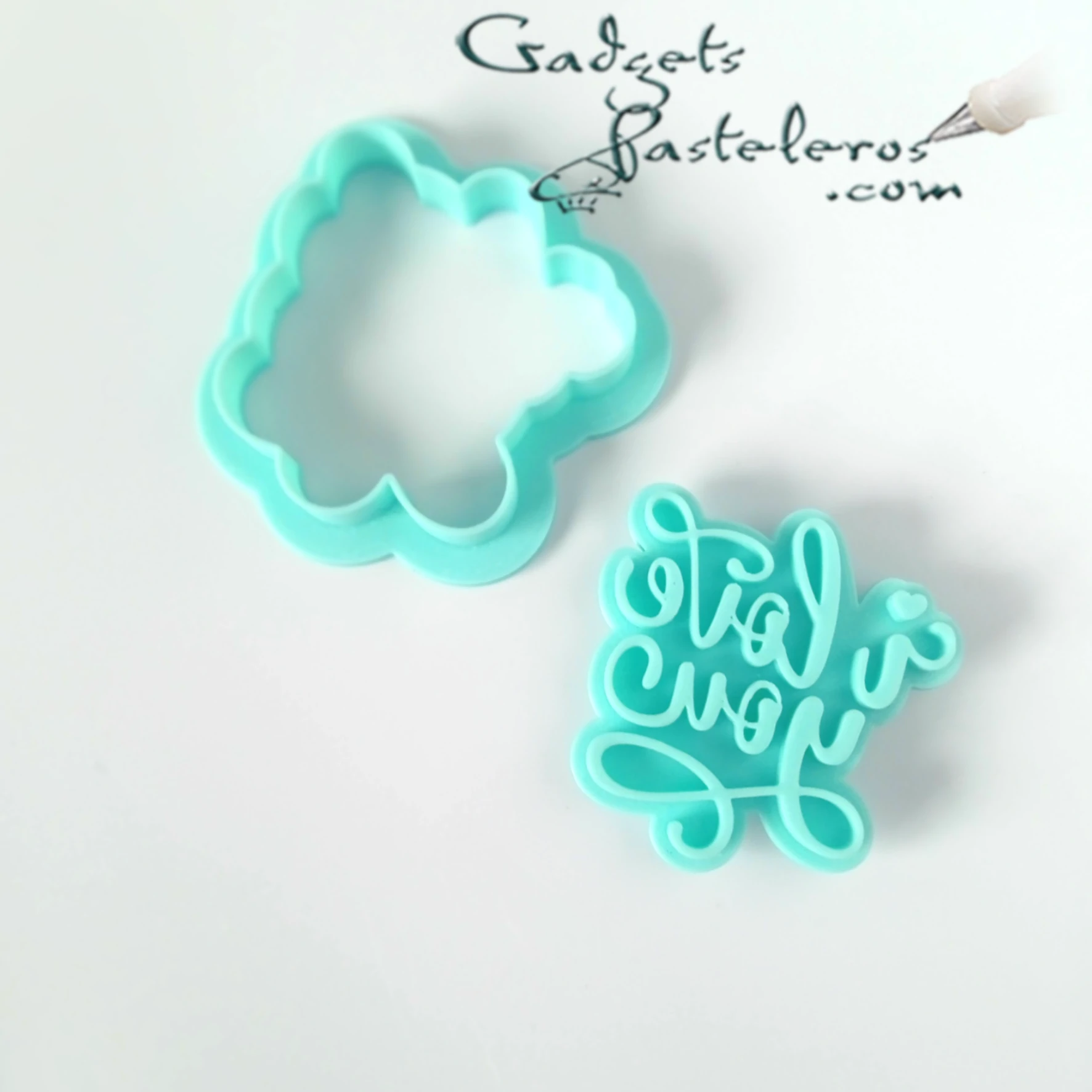 Sello + Cortador I love you - Imagen 3