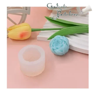 Molde Silicona Capullo Peonia Pequeña