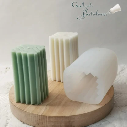 Molde Silicona Parafina Rectangular Artístico