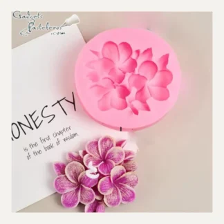 Molde Silicona Arreglo Plumerías