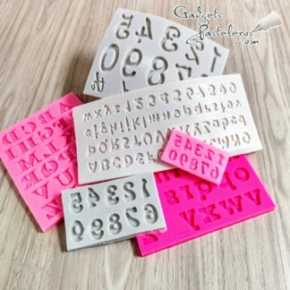 Silicona Letras y Números